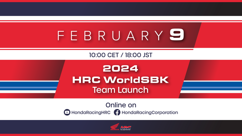 Team HRC WorldsSBK set launch for February 9