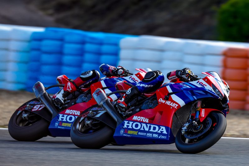 An unlucky race incident compromises Team HRC’s final race day at Jerez